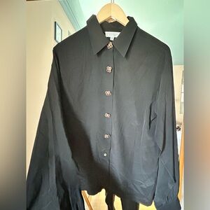 YSL button up blouse